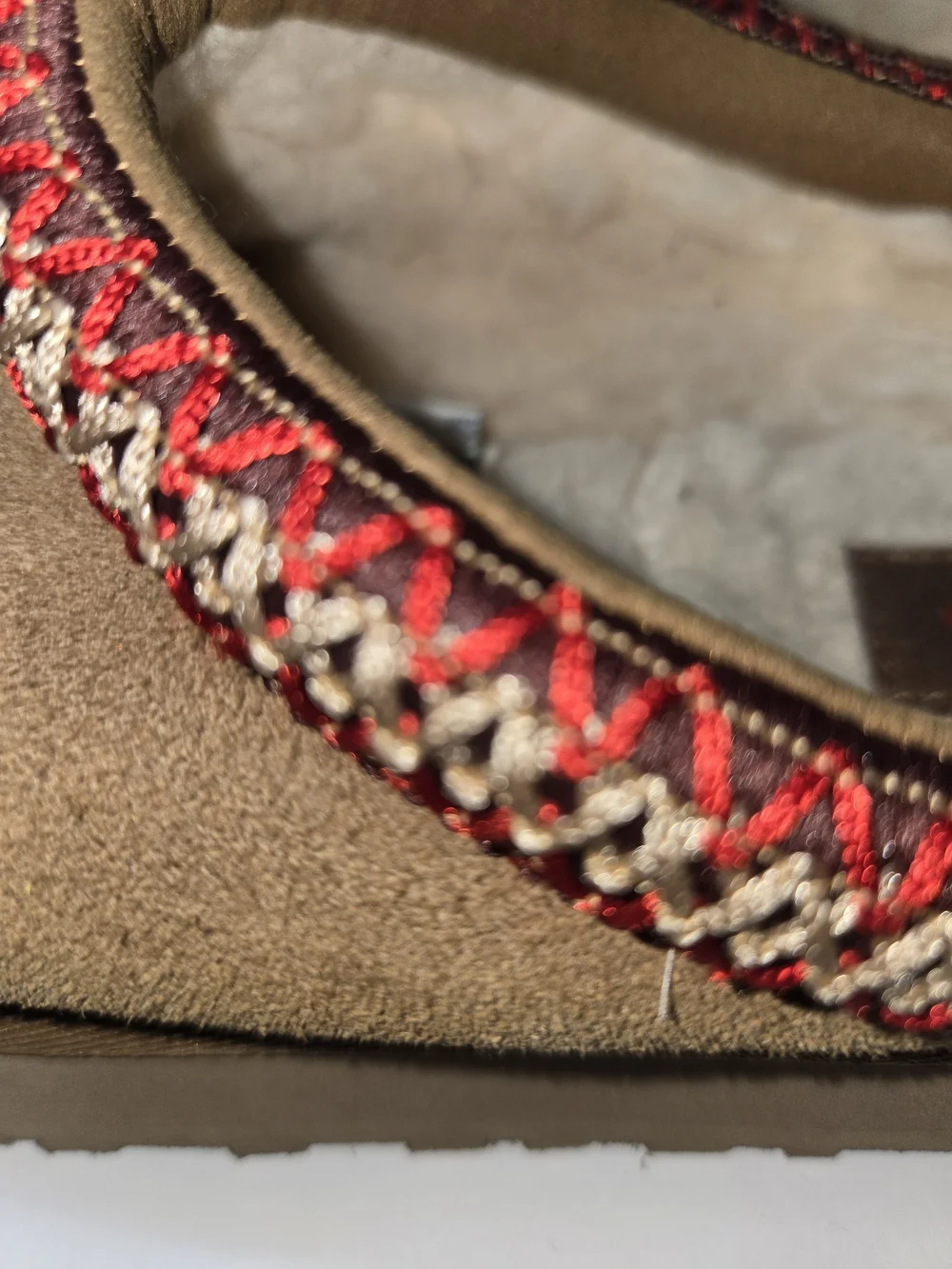 UGG chestnut suede